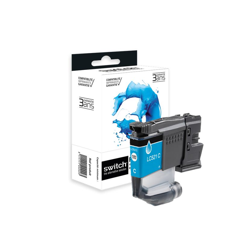 Brother LC521VAL — Cartouche Cyan compatible · Switch