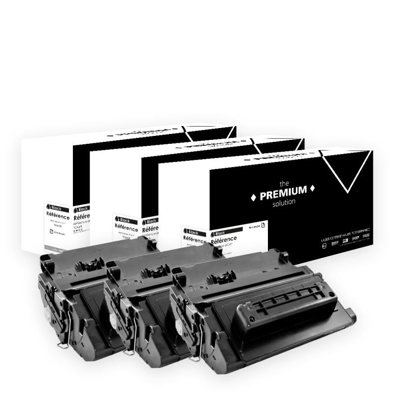 HP CE390A 90A, Toner Pack 3 Noir compatible - The Premium Solution
