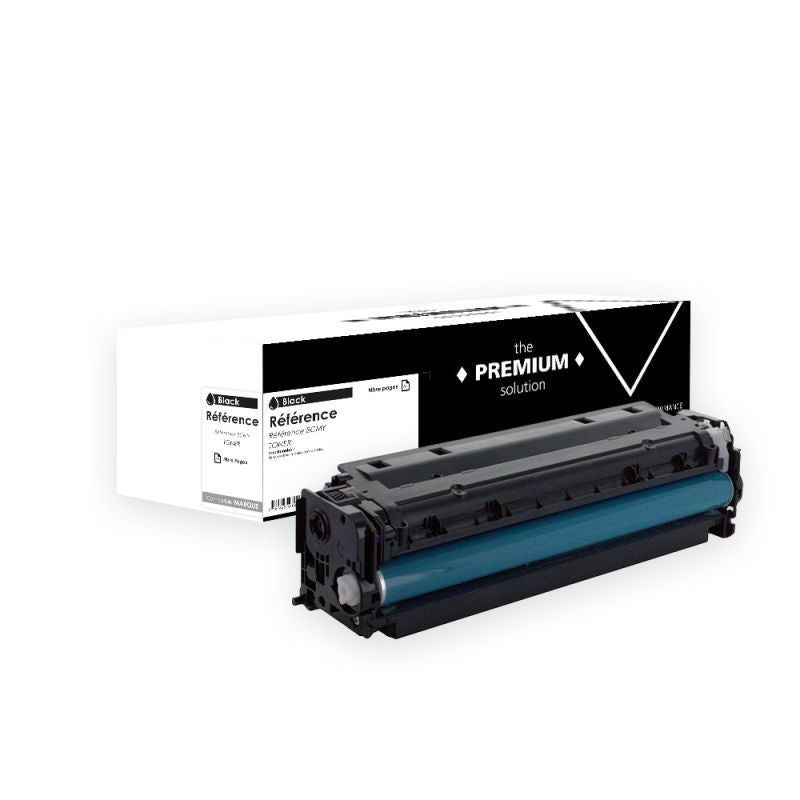 HP 304A CC530A Canon 318 418 718K, Toner Noir compatible - The Premium Solution