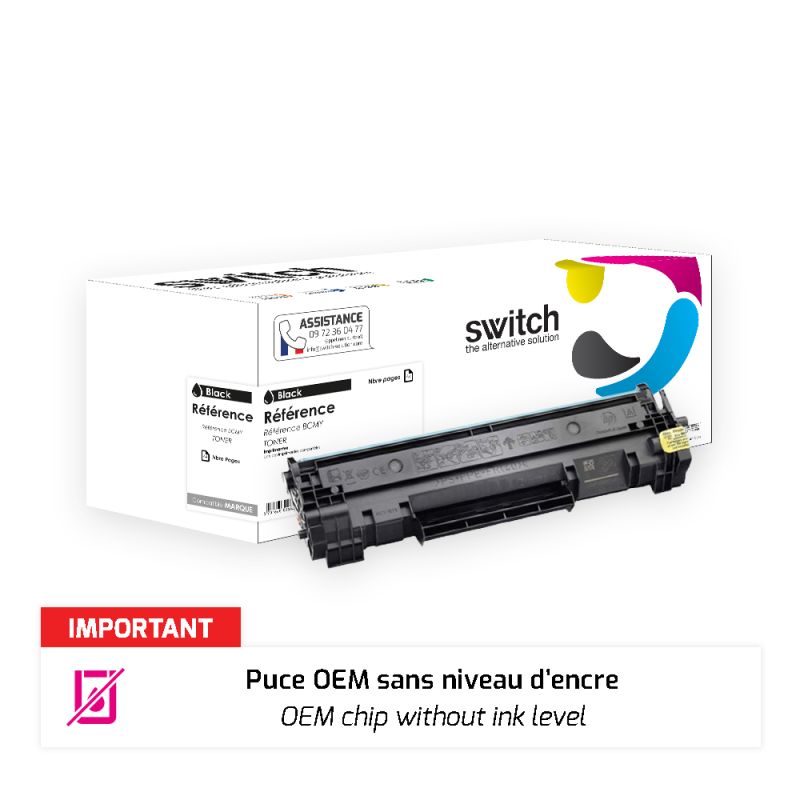 HP 142A, W1420A — Toner Noir compatible · Switch