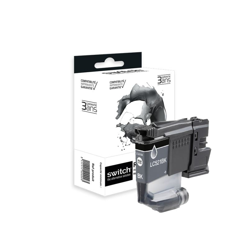 Brother LC521VAL — Cartouche Noir compatible · Switch