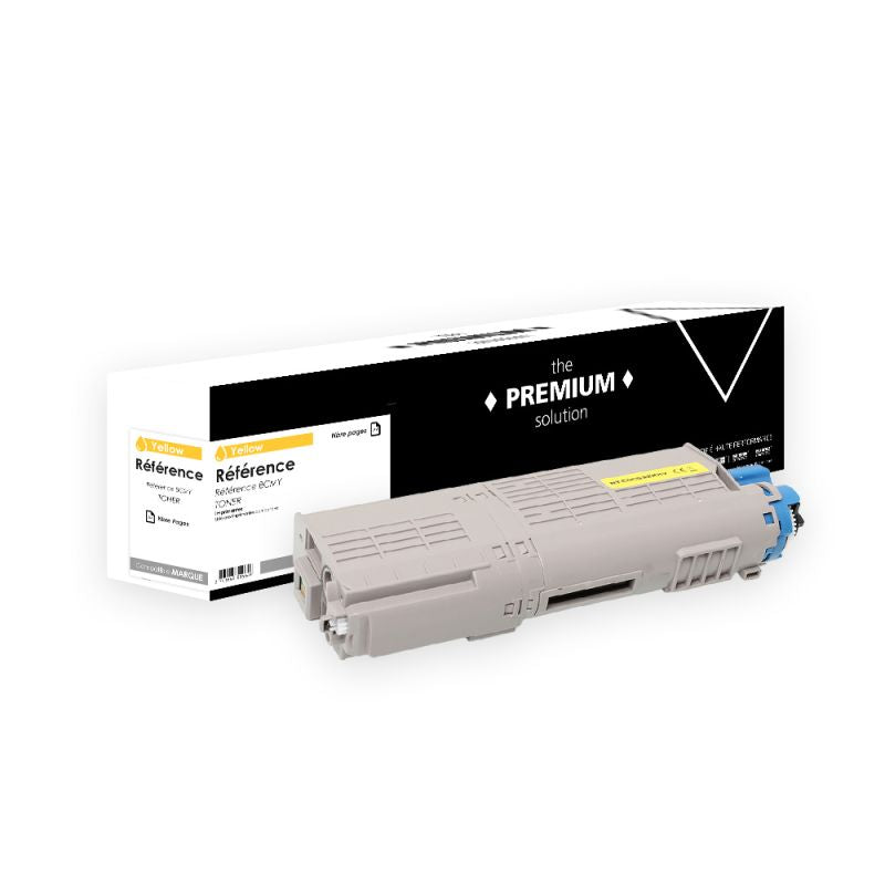 OKI 45862837, Toner Jaune remanufacturé - The Premium Solution
