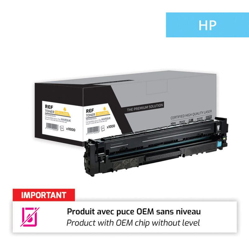 HP W2412A 216A, Toner Jaune remanufacturé - The Premium Solution