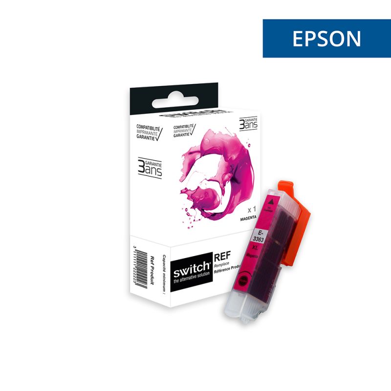 Epson 33XL T3363 - ORANGE — Cartouche Magenta compatible · Switch