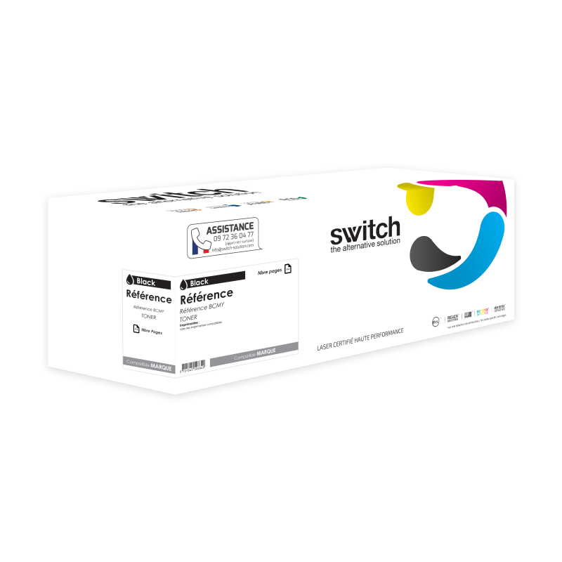 Lexmark B222X00 — Toner Noir compatible · Switch