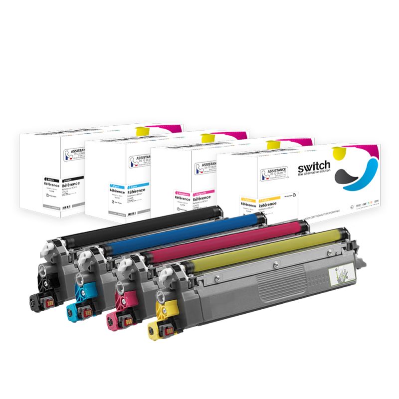 Brother TN-249 — Toner Pack 4 Couleurs compatible · Switch