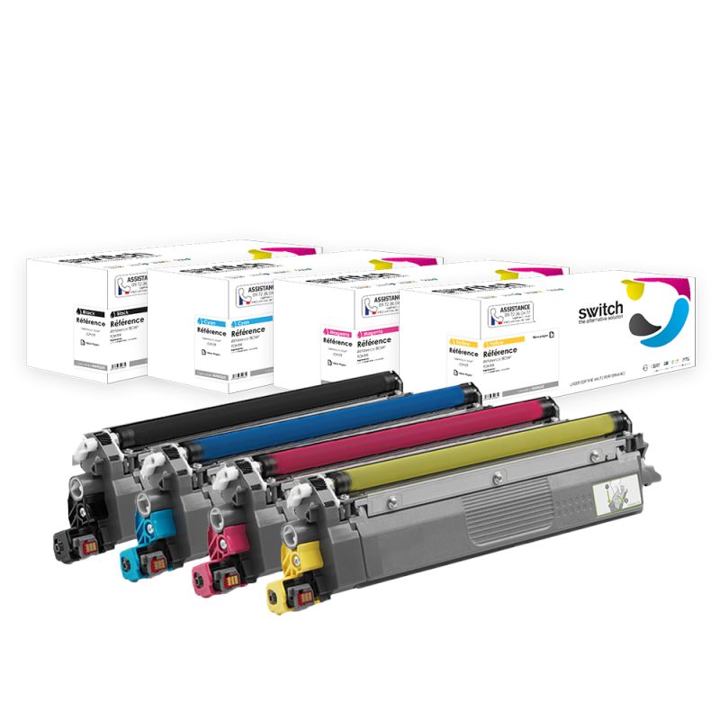Brother TN-248 — Toner Pack 4 Couleurs compatible · Switch