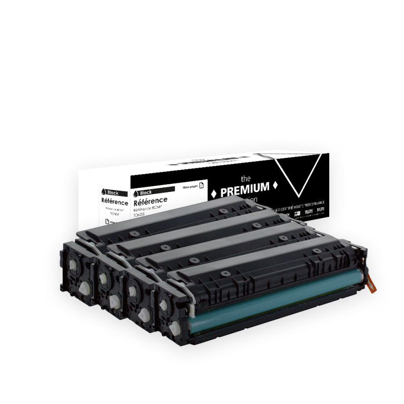 Canon 054H, Toner Pack 4 Couleurs compatible - The Premium Solution