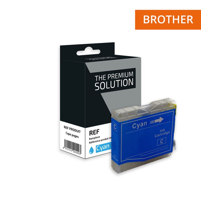 Brother LC985, Cartouche Cyan compatible - The Premium Solution