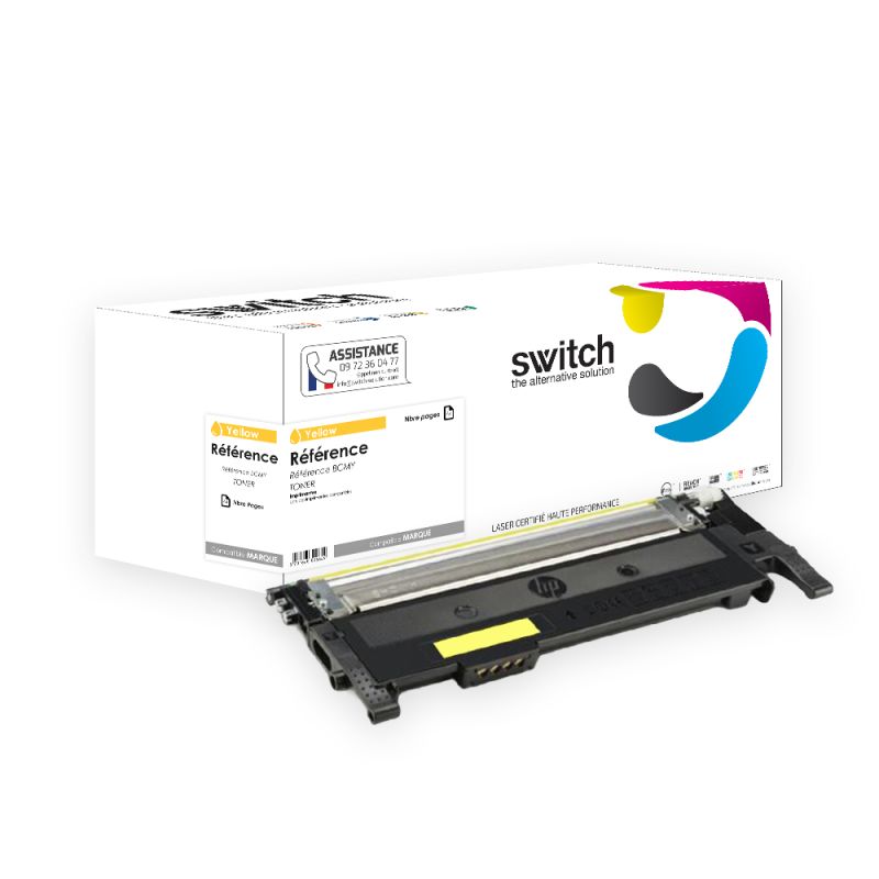 Samsung CLT-Y4072SELS — Toner Jaune compatible · Switch
