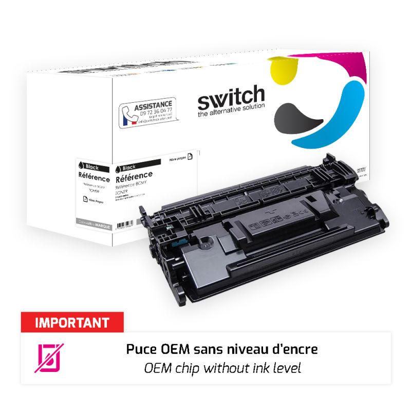 HP 59X, CF259X — Toner Noir compatible · Switch