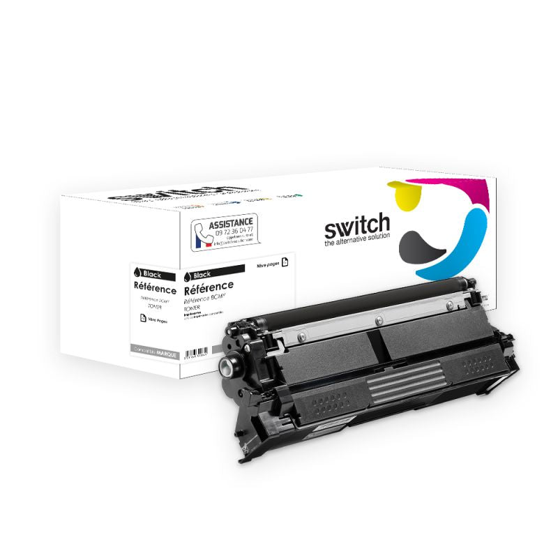Brother TN-625, TN-625XXL — Toner Noir compatible · Switch