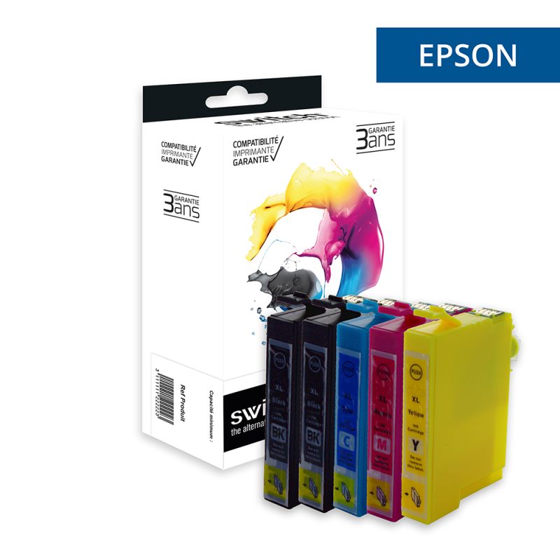 Epson T0487 - HYPPOCAMPE — Cartouche Pack 6 couleurs compatible · Switch