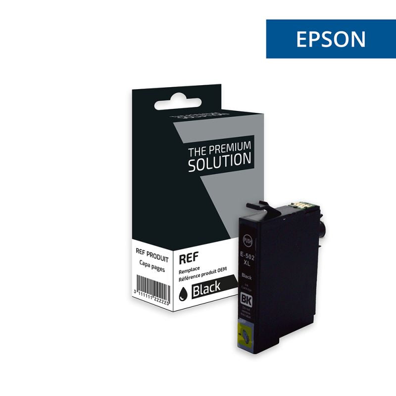 Epson T502XL - JUMELLES, Cartouche Noir compatible - The Premium Solution