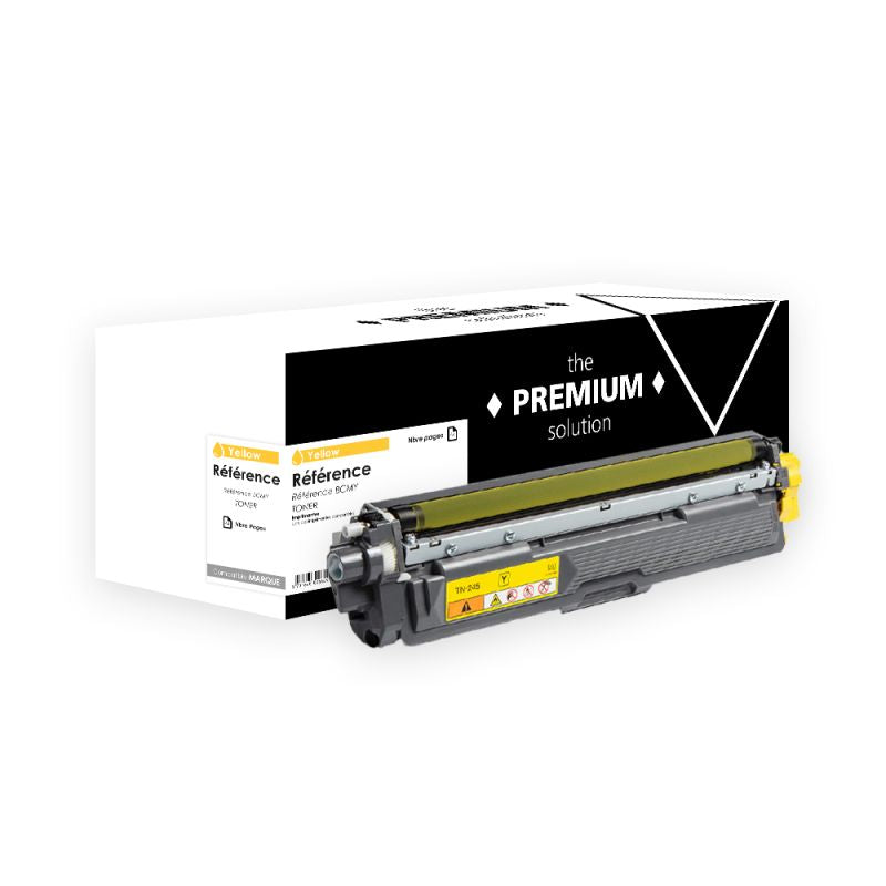 Brother TN-246, Toner Jaune compatible - The Premium Solution