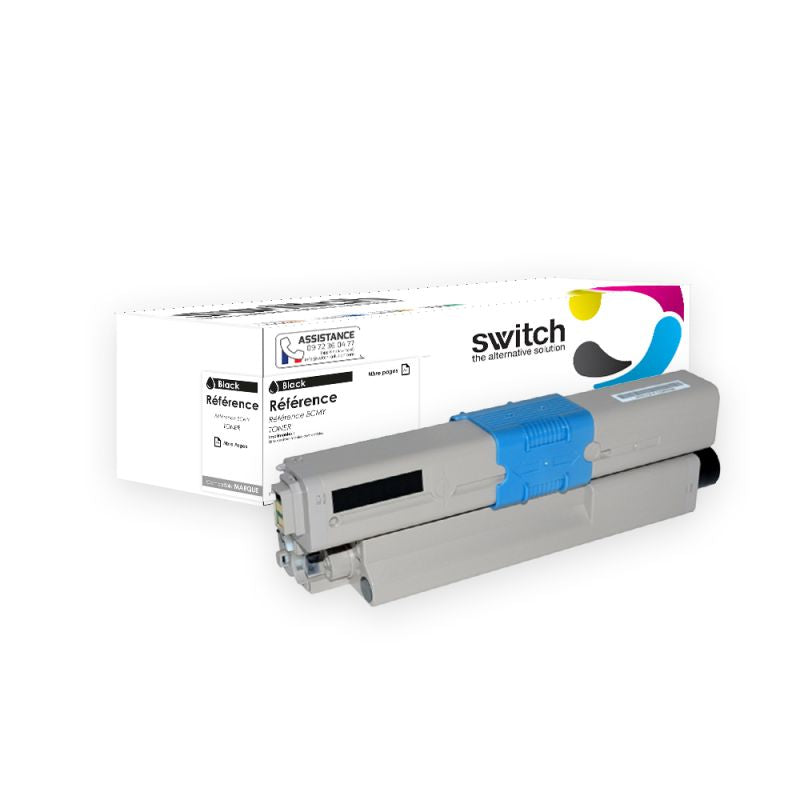 OKI C510, 44469804 — Toner Noir compatible · Switch