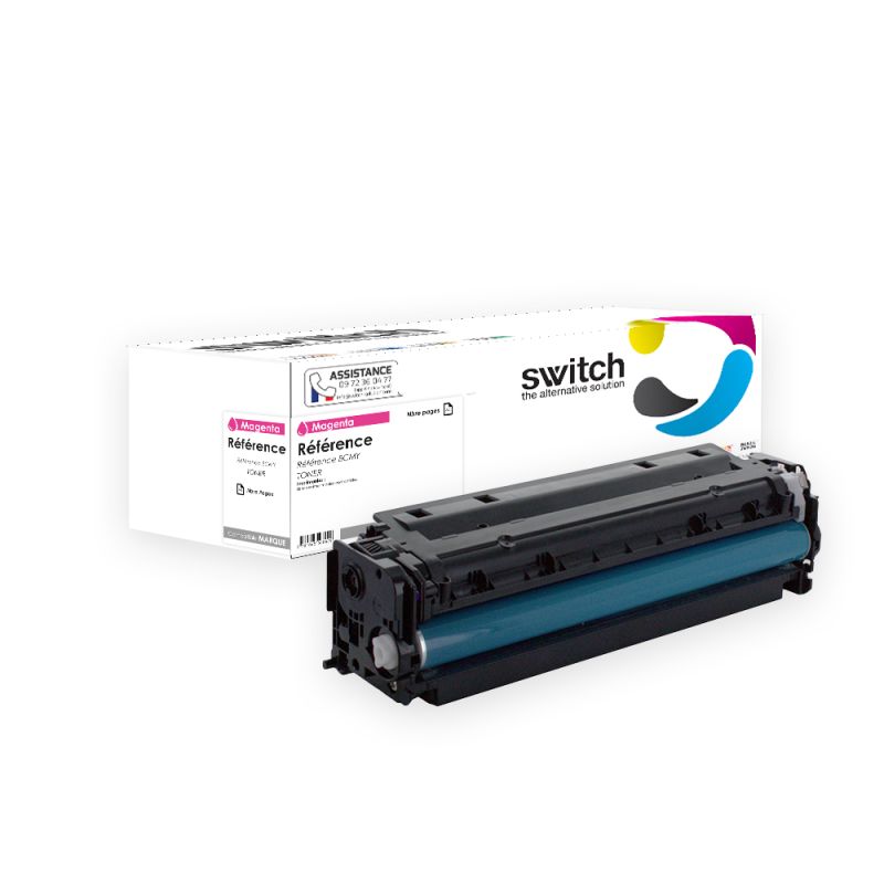 HP 304A, Canon 318, 418, 718M — Toner Magenta compatible · Switch