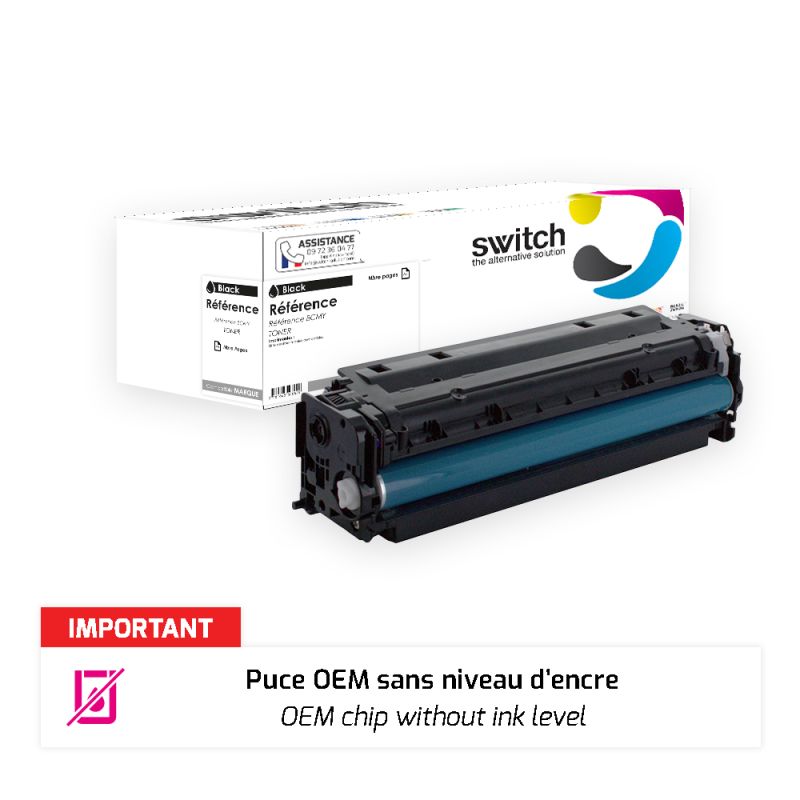 HP 415, W2030 — Toner Noir compatible · Switch
