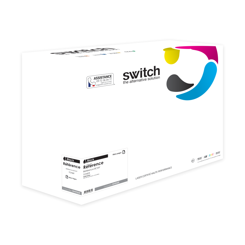 HP W1104A — Toner Noir compatible · Switch