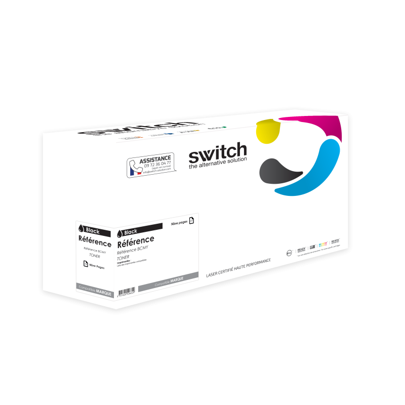 HP W9060MC — Toner Noir compatible · Switch