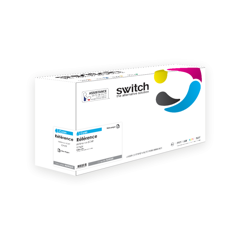 HP 906, W9061MC — Toner Cyan compatible · Switch