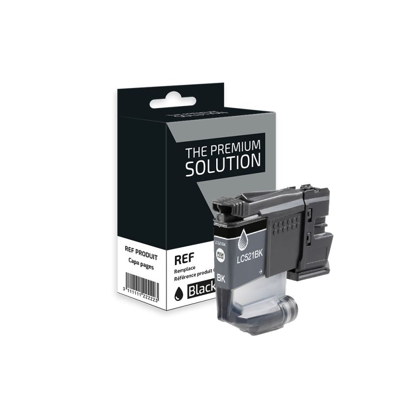 Brother LC521VAL, Cartouche Noir compatible - The Premium Solution