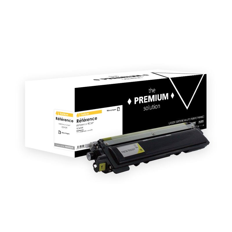 Brother PRO TN-210 240 230 290, Toner Jaune compatible - The Premium Solution