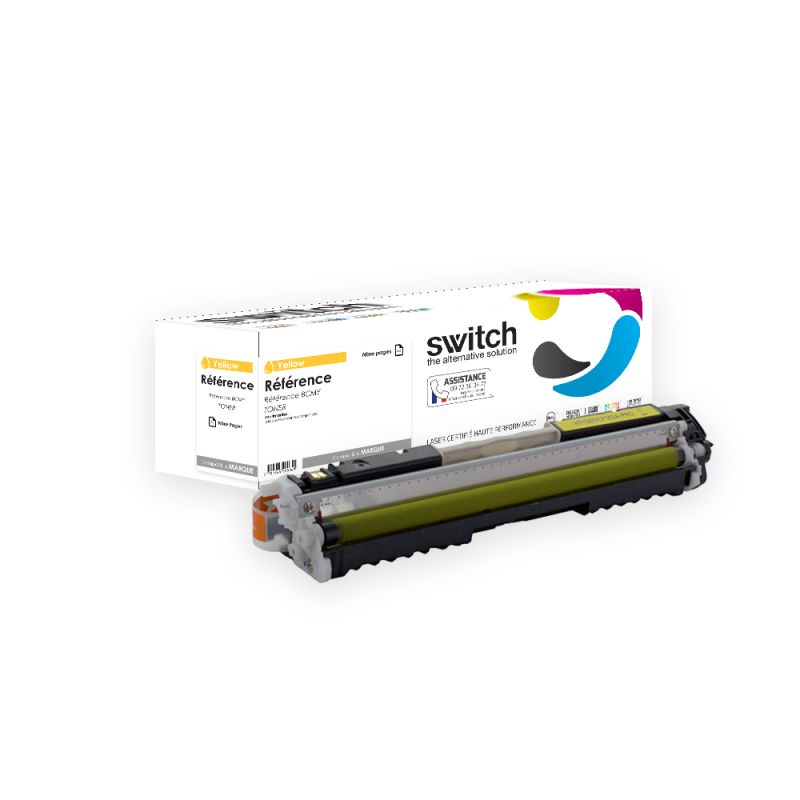 HP 130A, CF352A — Toner Jaune compatible · Switch