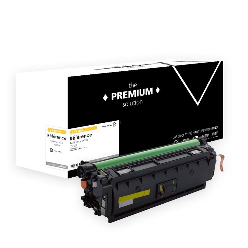 hp CF322A 652A, Toner Jaune compatible - The Premium Solution