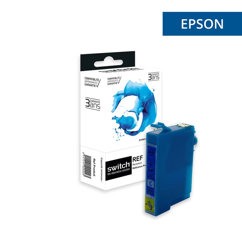 Epson T0802 - COLIBRI — Cartouche Cyan compatible · Switch