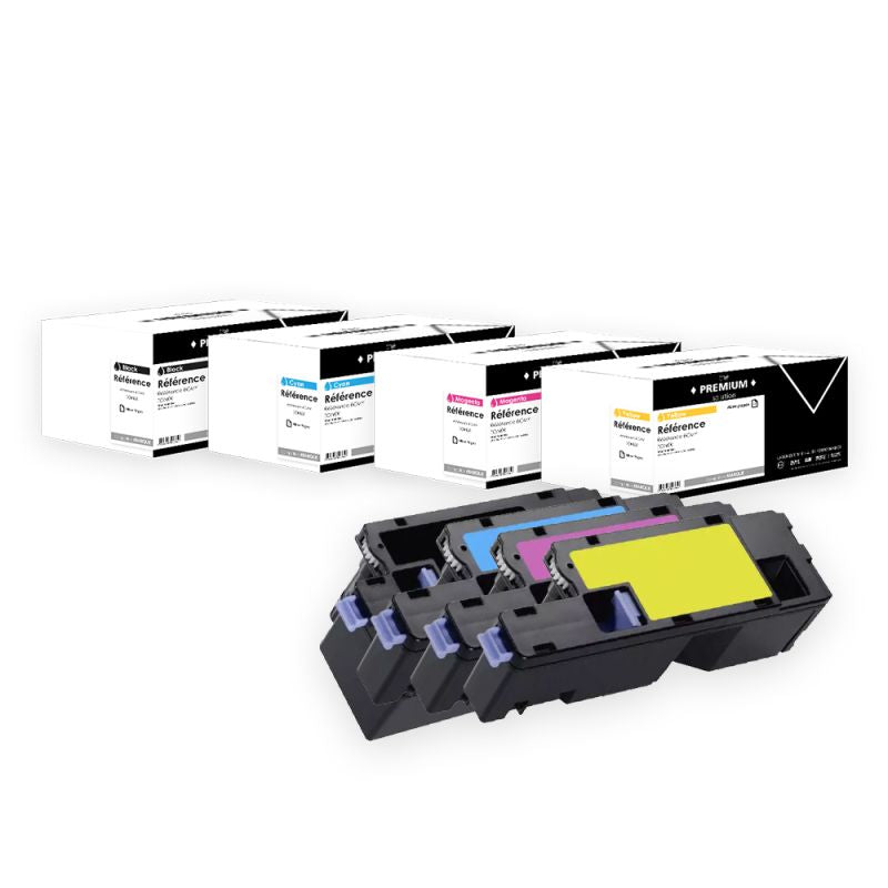 DELL 59311128 59311129 59311130 /59311131, Toner Pack 4 Couleurs compatible - The Premium Solution