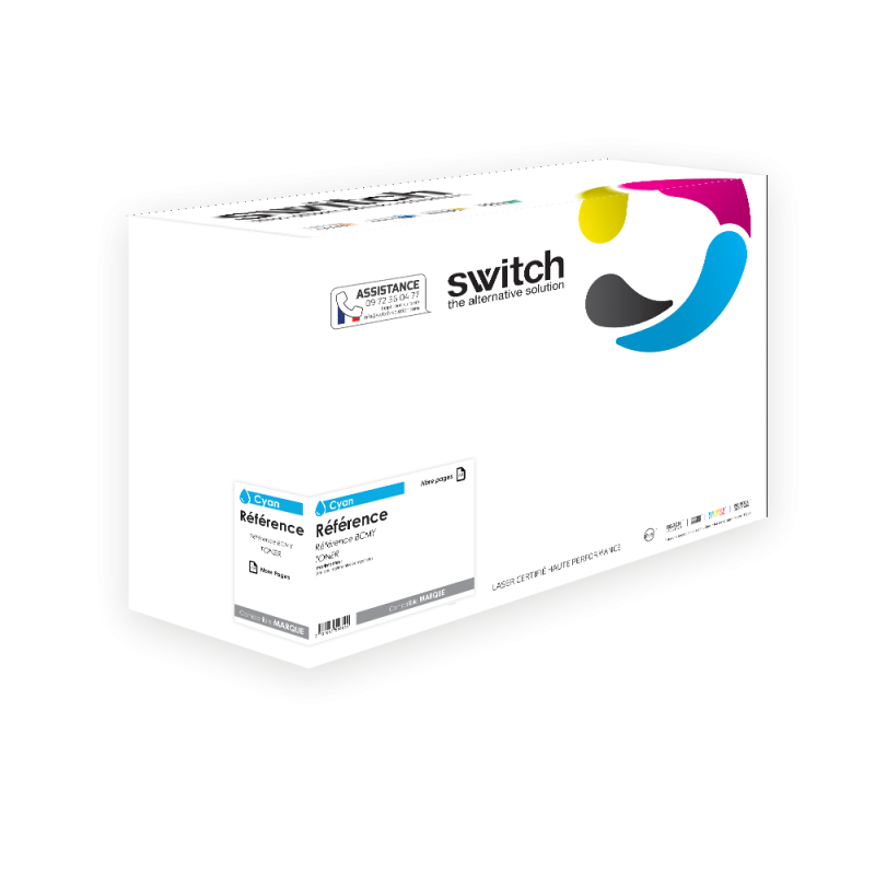 HP 924, HP W9241MC — Toner Cyan compatible · Switch
