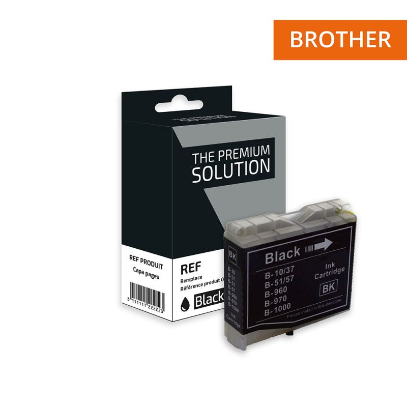 Brother LC970/LC1000, Cartouche Noir compatible - The Premium Solution