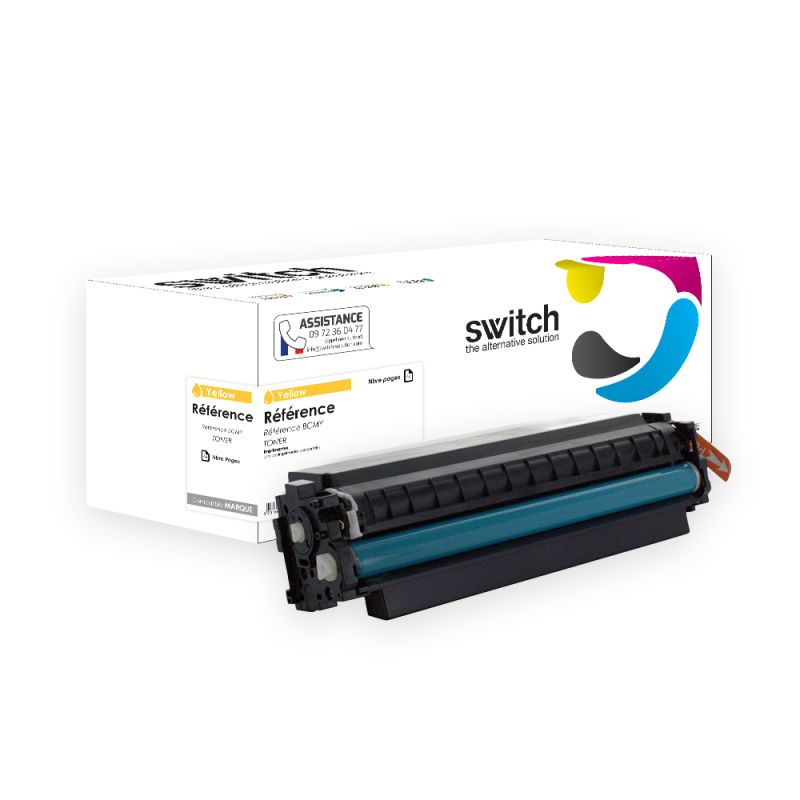 Canon T09, 3017C006, T09M — Toner Jaune compatible · Switch