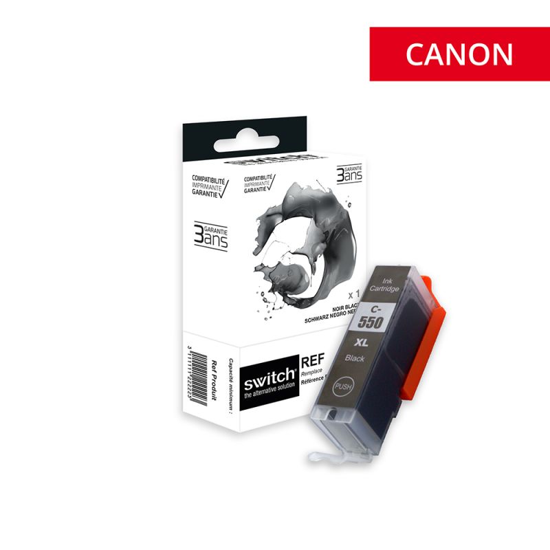 Canon PGI 550XL 6431B004 — Cartouche Noir compatible · Switch
