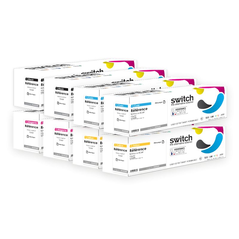 Brother PRO TN-247 PRO — Toner Pack 4 Couleurs compatible · Switch