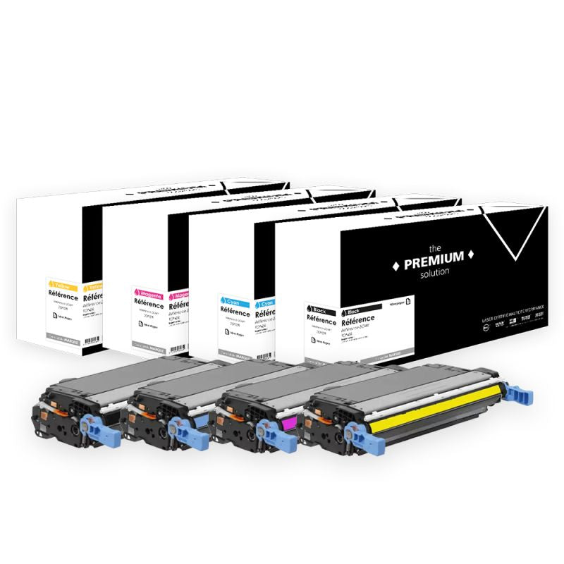 HP 644A, Toner Pack 4 Couleurs compatible - The Premium Solution