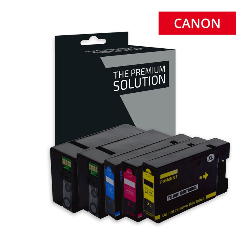 Canon 2500XL, Cartouche Pack 4 Couleurs compatible - The Premium Solution