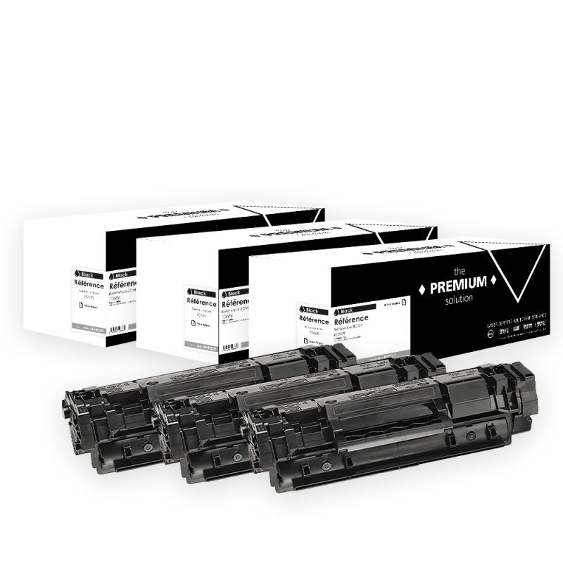 Canon 737 9435B002, Toner Pack 3 Noir compatible - The Premium Solution