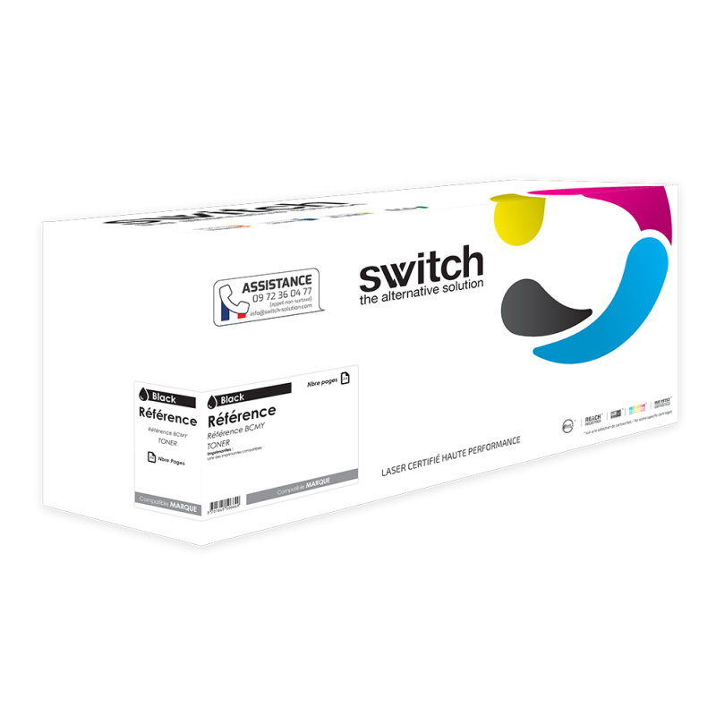 Lexmark X340A21G — Toner Noir compatible · Switch