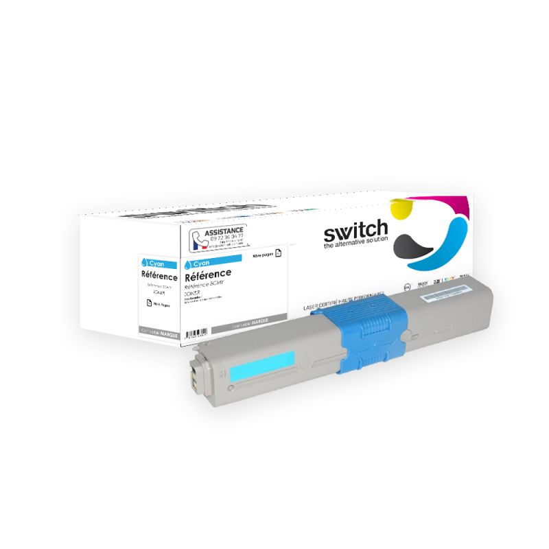 OKI C332, 46508711 — Toner Cyan compatible · Switch
