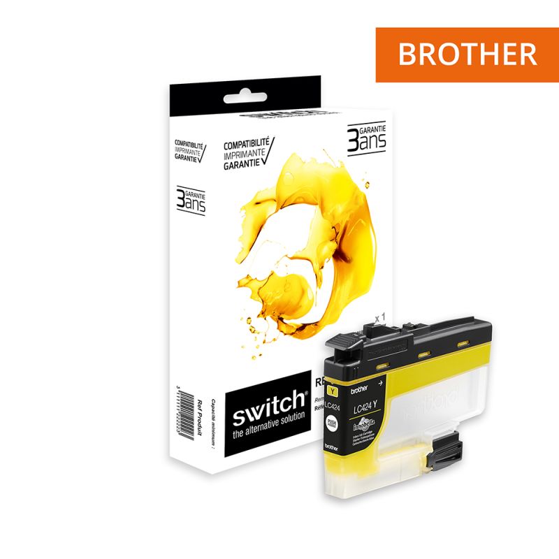Brother LC424 — Cartouche Jaune compatible · Switch