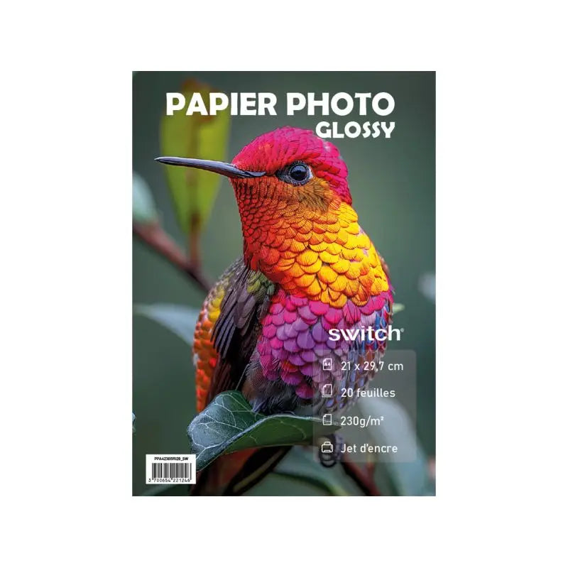 Divers PAPIER PHOTO A4 Papier photo compatible · Switch