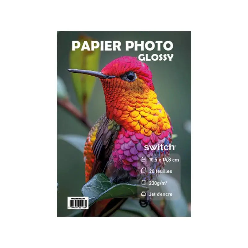 Divers PAPIER PHOTO A6 Papier photo compatible · Switch