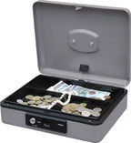 pavo, Caisse à monnaie Deluxe 250 mm argent - Équipement de bureau > Gestion & courrier