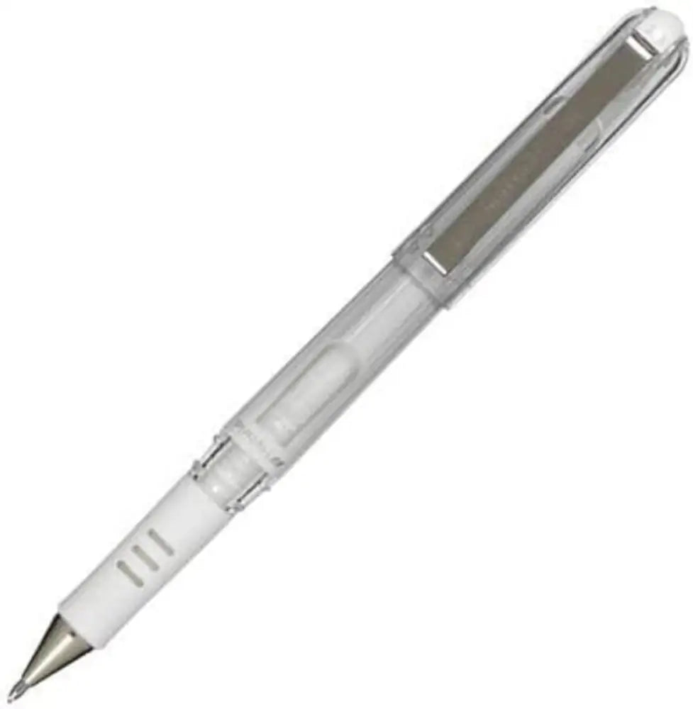 Pentel Stylo roller à encre gel K230M blanc - Stylos bille &