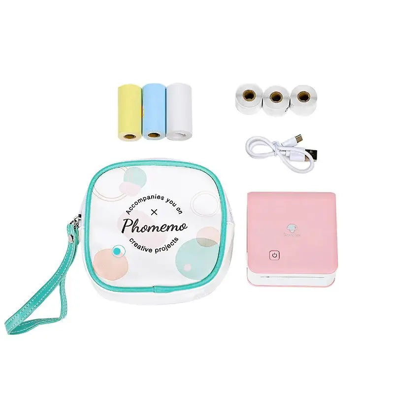 Phomemo - Housse sacoche de protection pour Mini imprimante Thermique portable Phomemo Type M02 - White