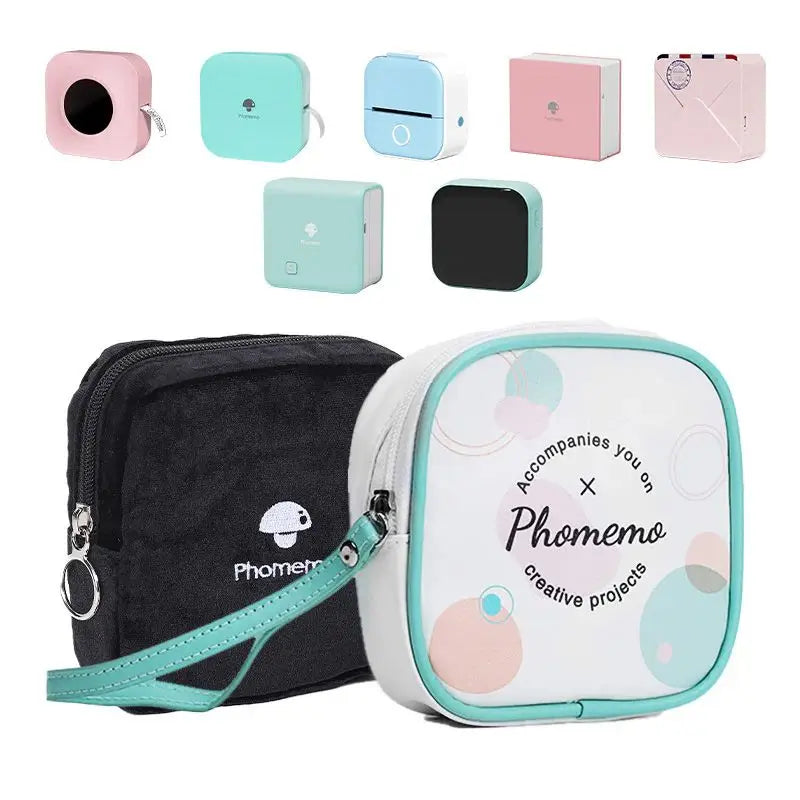 Phomemo - Housse sacoche de protection pour Mini imprimante Thermique portable Phomemo Type M02 - White