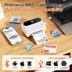 Phomemo - Imprimante mobile professionnelle M421 - Blanc - thermique