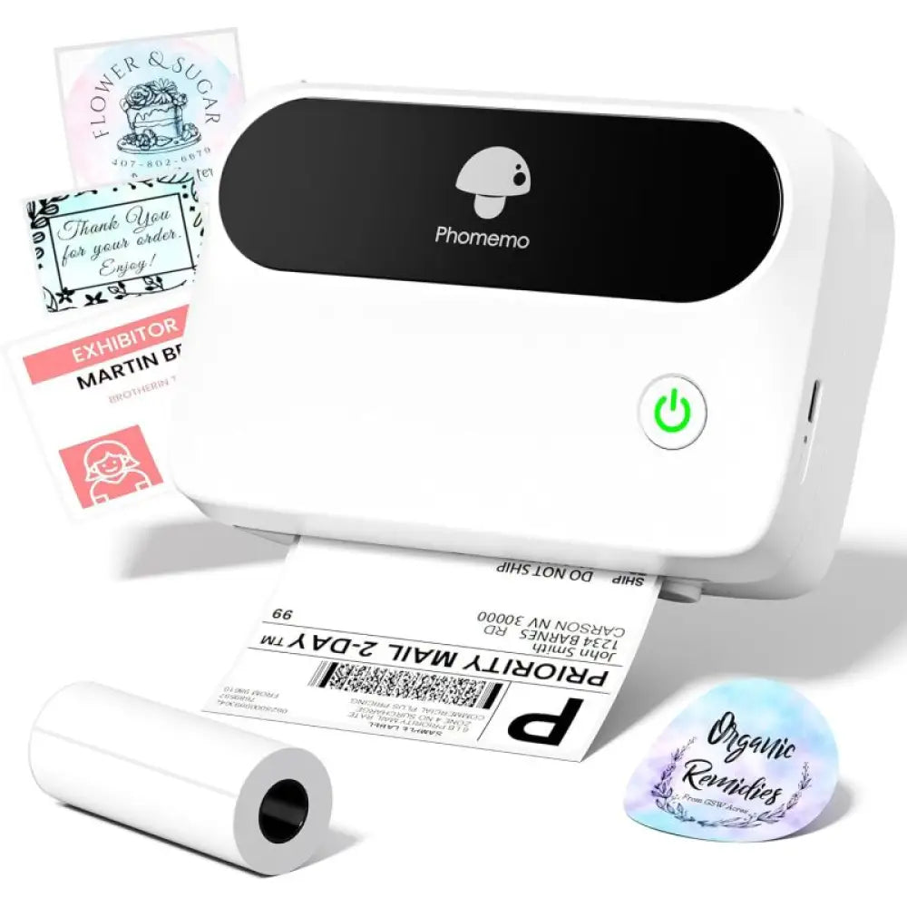 Phomemo - Imprimante mobile professionnelle M421 - Blanc - thermique